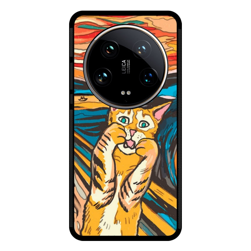 Cover IF49 Munch Cat - Xiaomi, Redmi e Poco