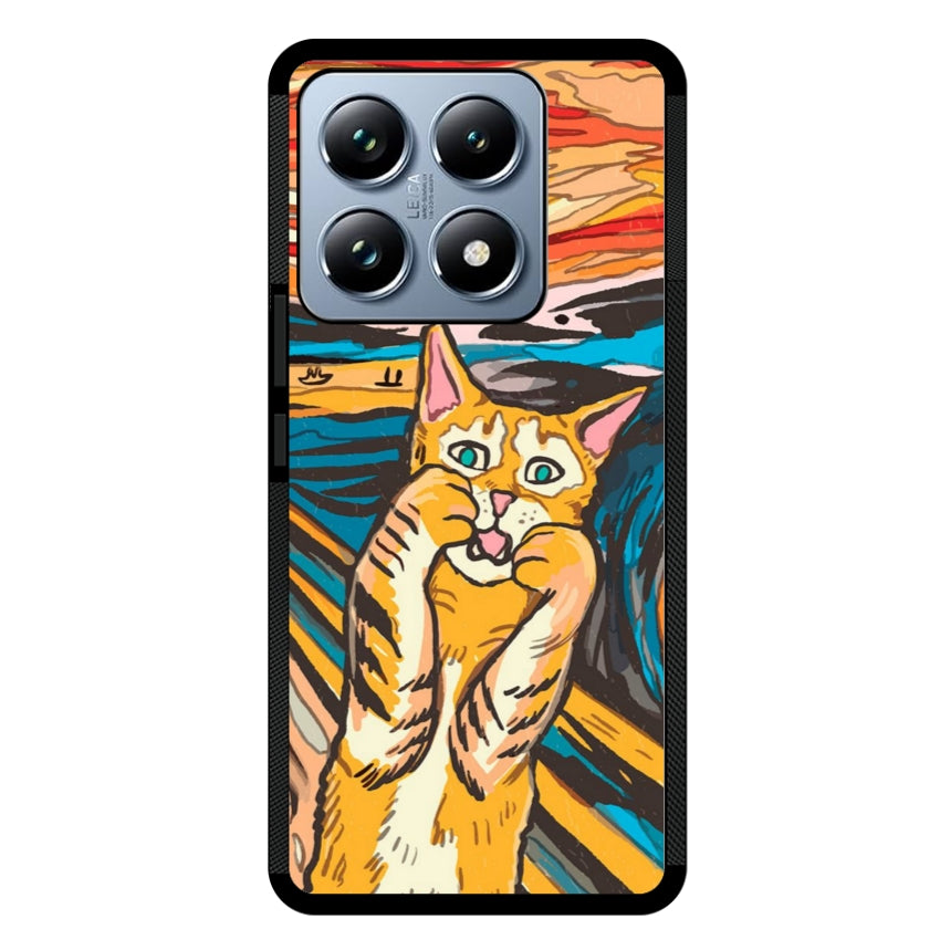 Cover IF49 Munch Cat - Xiaomi, Redmi e Poco customall