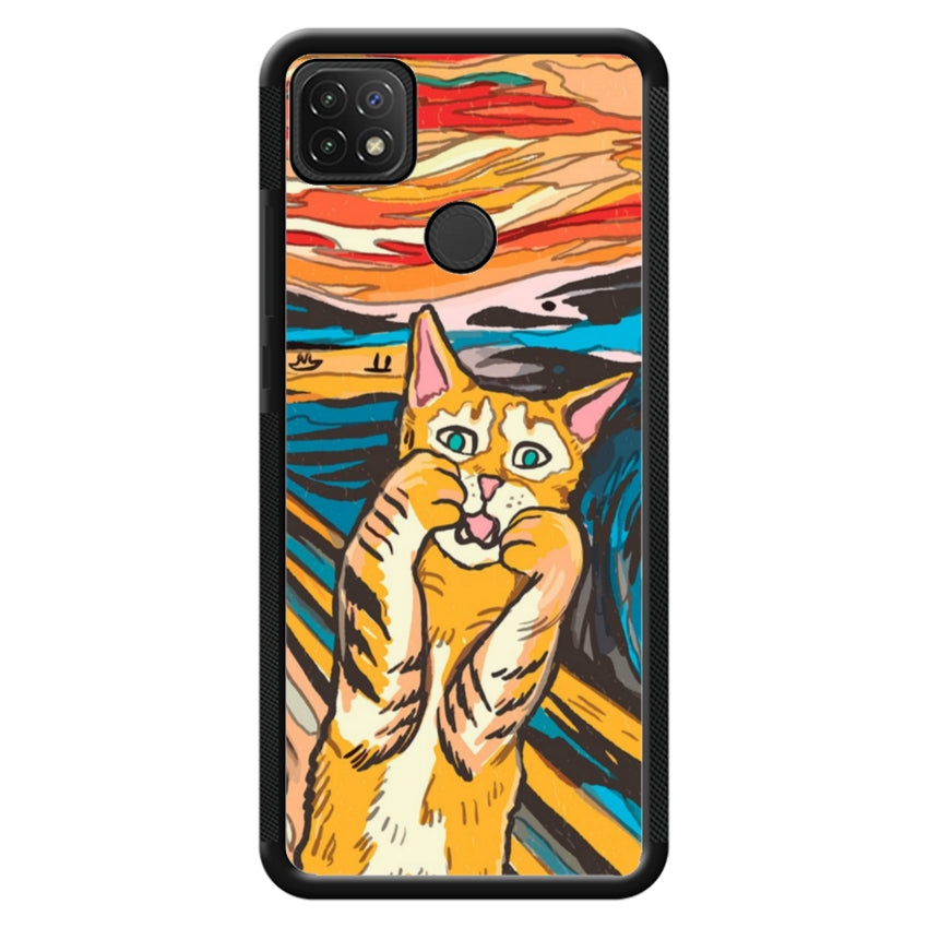 Cover IF49 Munch Cat - Oppo customall