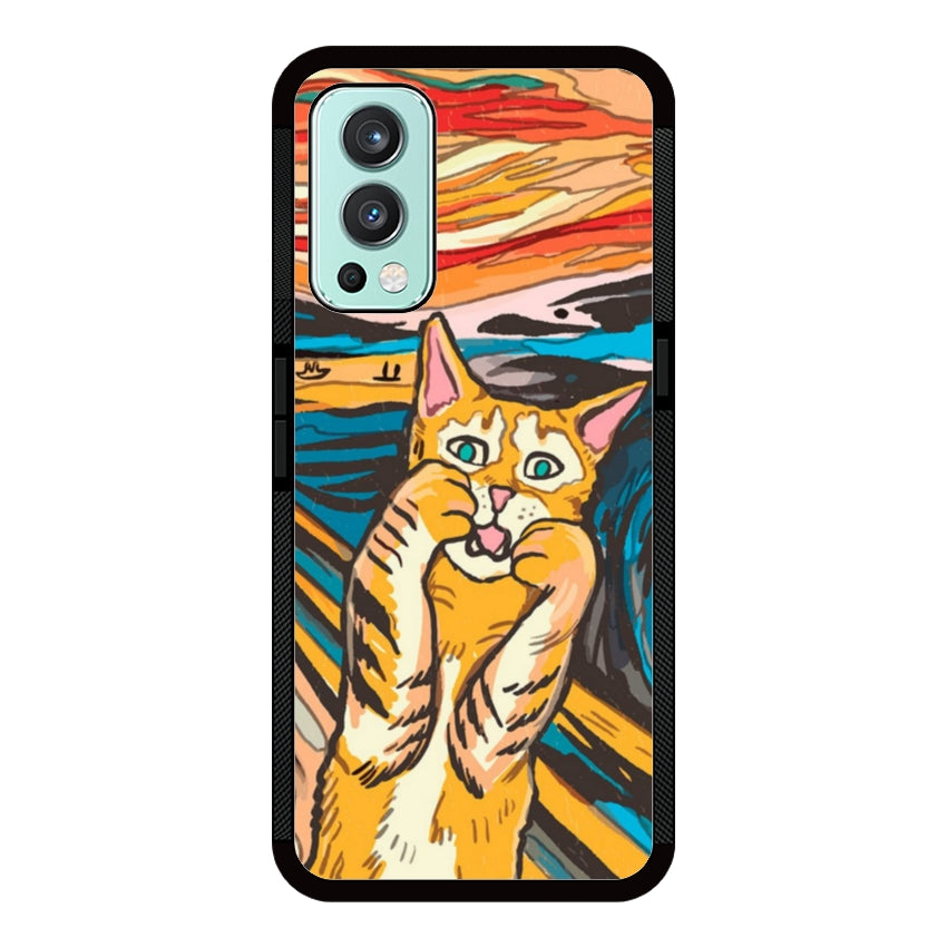 Cover IF49 Munch Cat - OnePlus e Nothing Phone customall