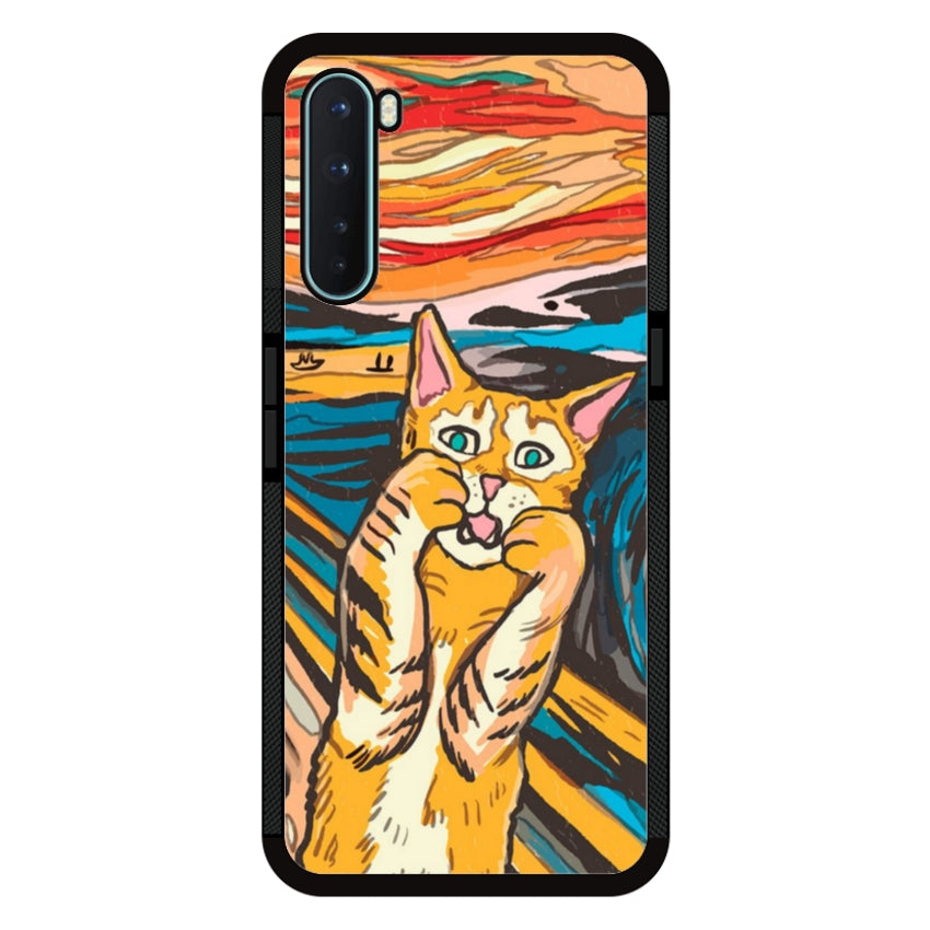 Cover IF49 Munch Cat - OnePlus e Nothing Phone customall