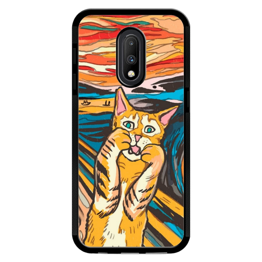 Cover IF49 Munch Cat - OnePlus e Nothing Phone customall