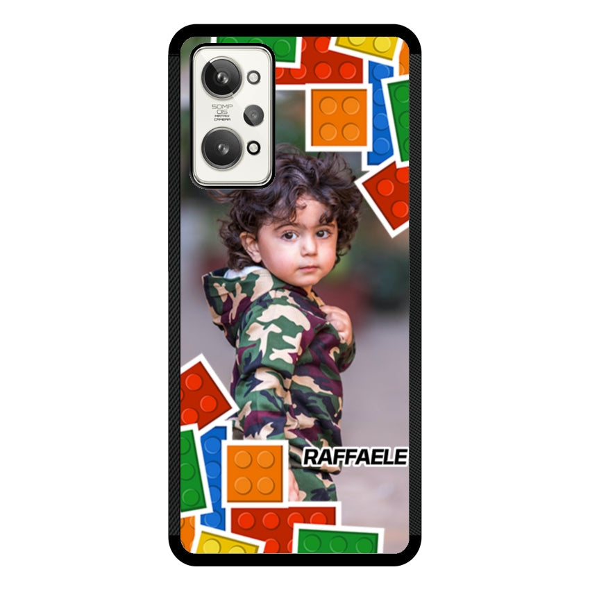 Cover Personalizzata con Frame Lego e Nome - Realme customall
