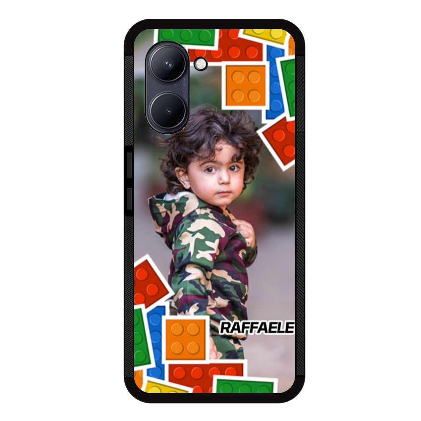 Cover Personalizzata con Frame Lego e Nome - Realme customall
