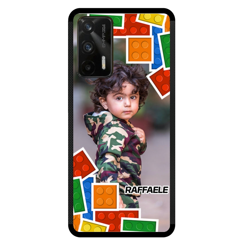 Cover Personalizzata con Frame Lego e Nome - Realme customall