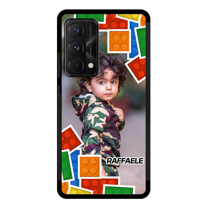 Cover Personalizzata con Frame Lego e Nome - Realme customall