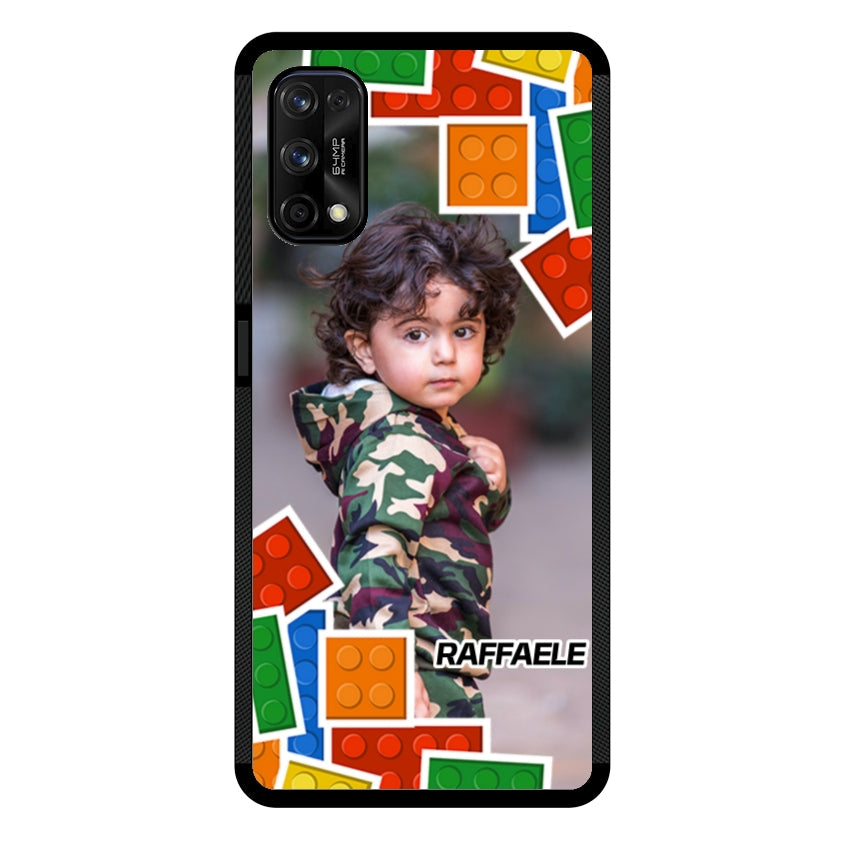 Cover Personalizzata con Frame Lego e Nome - Realme customall