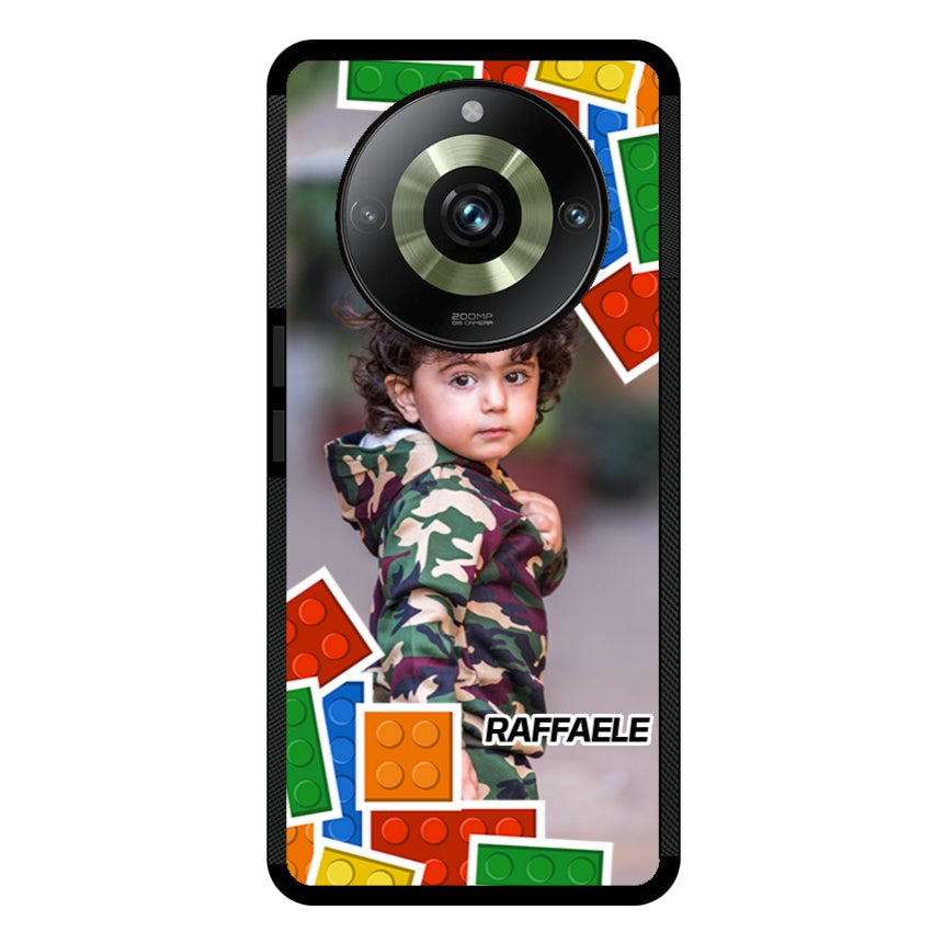 Cover Personalizzata con Frame Lego e Nome - Realme customall