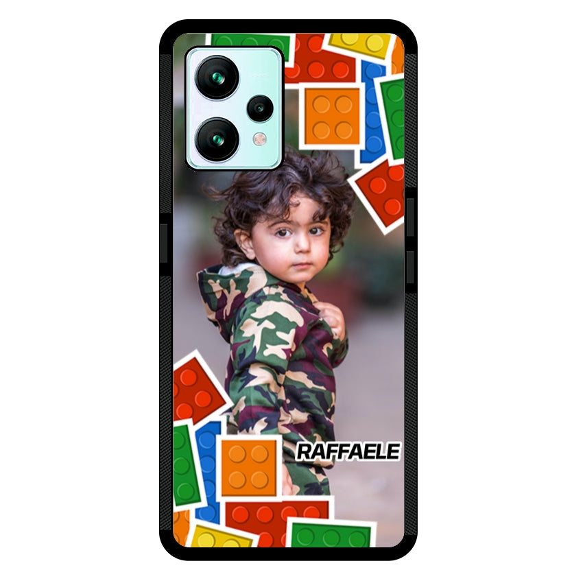 Cover Personalizzata con Frame Lego e Nome - Realme customall