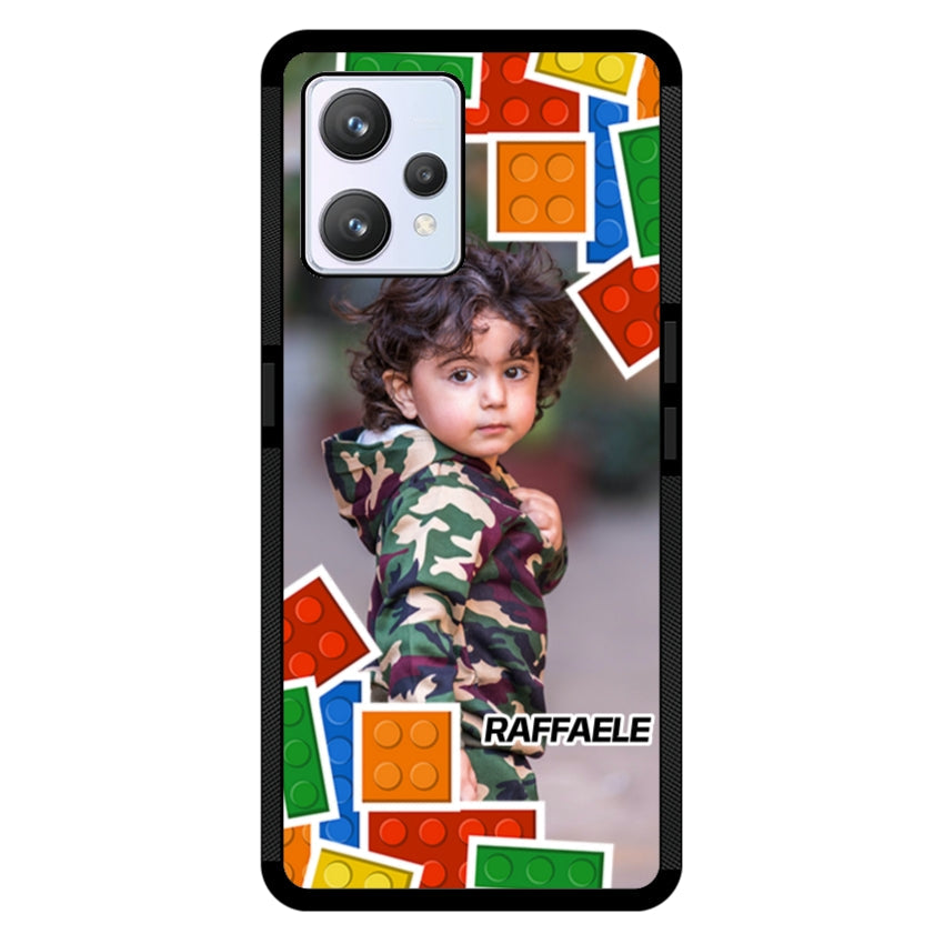 Cover Personalizzata con Frame Lego e Nome - Realme customall