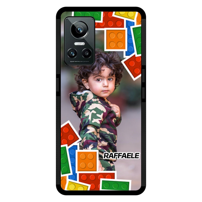 Cover Personalizzata con Frame Lego e Nome - Realme customall