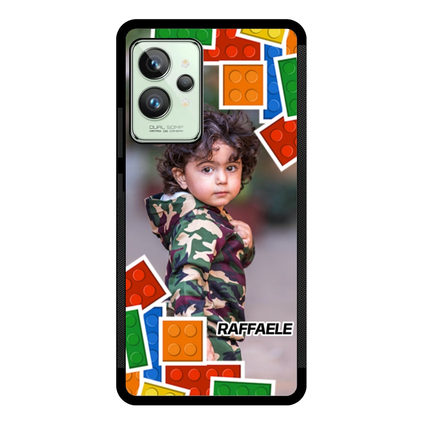 Cover Personalizzata con Frame Lego e Nome - Realme customall