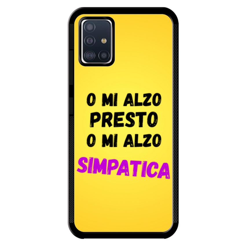 Cover o mi alzo presto o mi alzo simpatica - Samsung