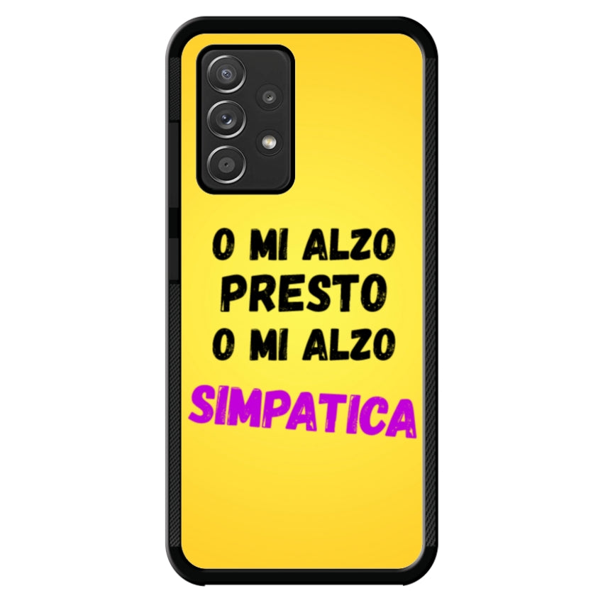 Cover o mi alzo presto o mi alzo simpatica - Samsung