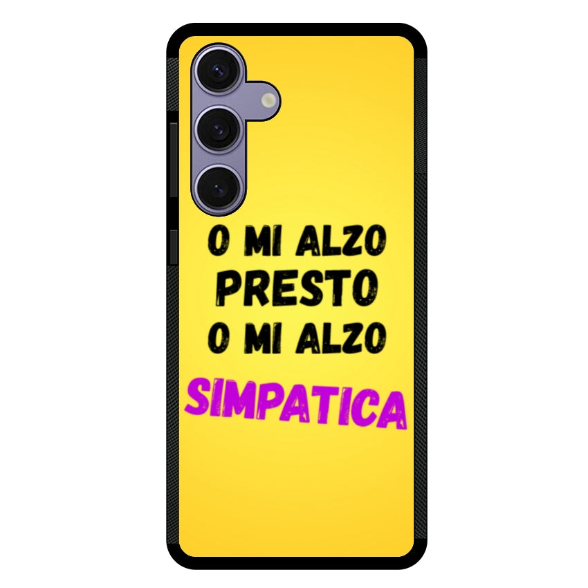 Cover o mi alzo presto o mi alzo simpatica - Samsung