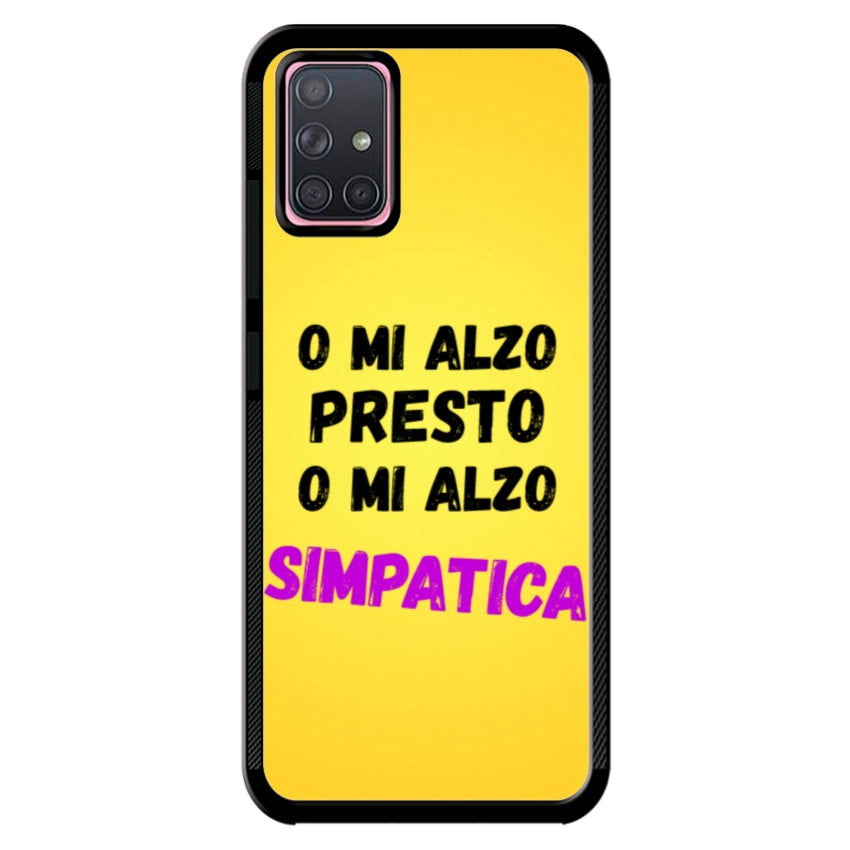Cover o mi alzo presto o mi alzo simpatica - Samsung