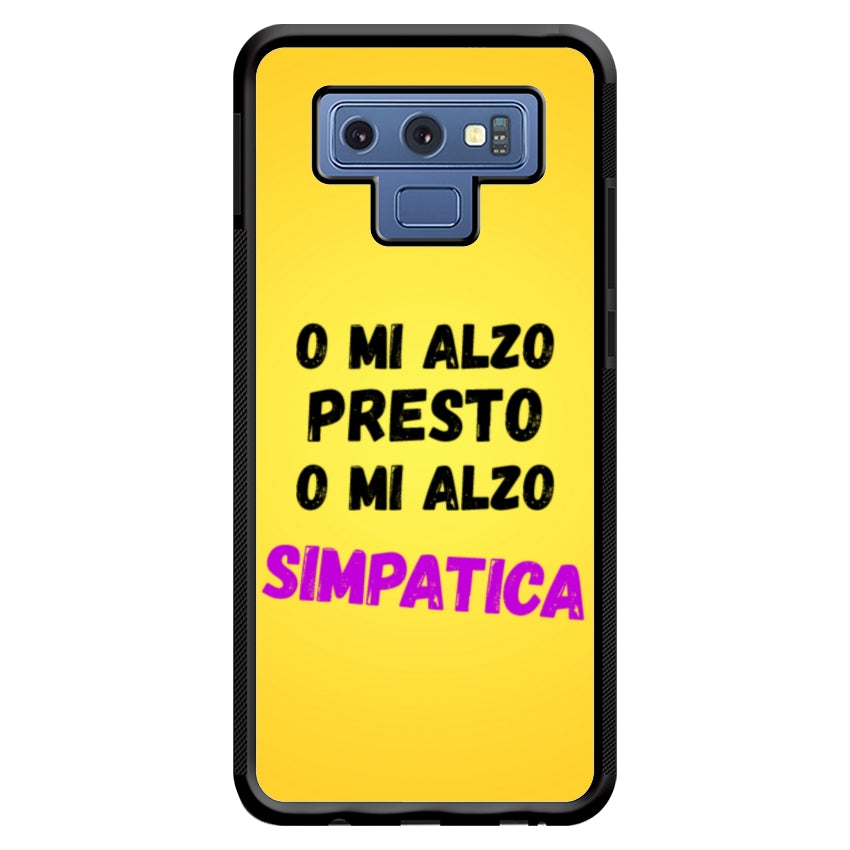 Cover o mi alzo presto o mi alzo simpatica - Samsung