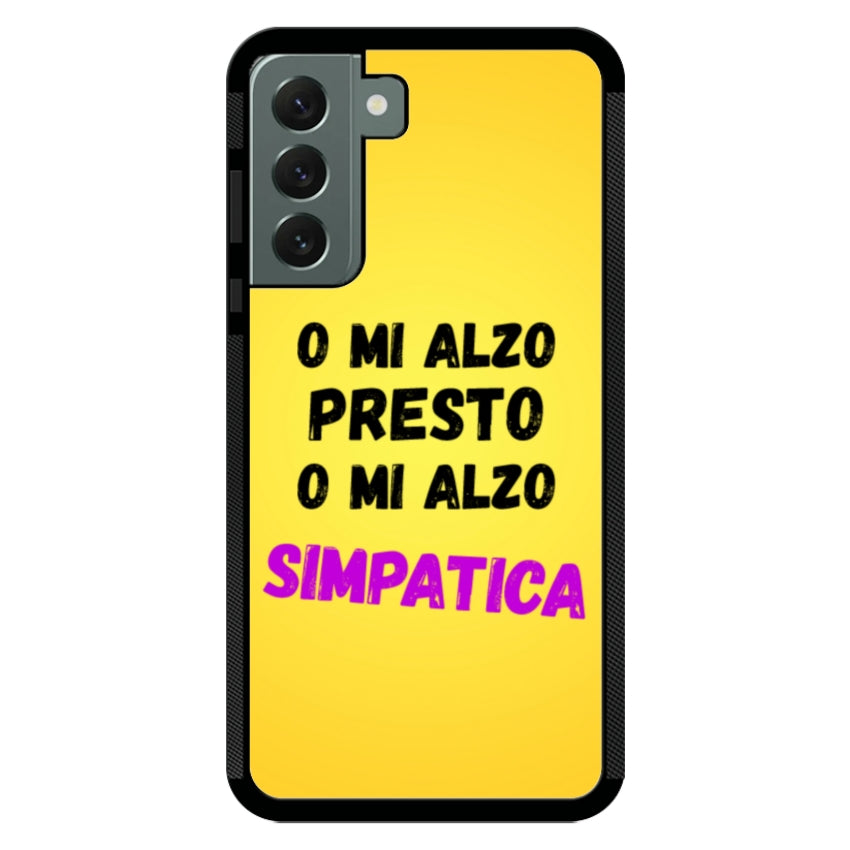 Cover o mi alzo presto o mi alzo simpatica - Samsung