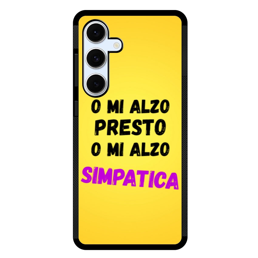Cover o mi alzo presto o mi alzo simpatica - Samsung