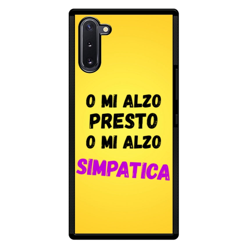 Cover o mi alzo presto o mi alzo simpatica - Samsung