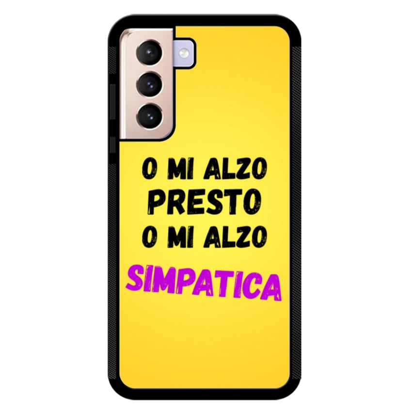 Cover o mi alzo presto o mi alzo simpatica - Samsung