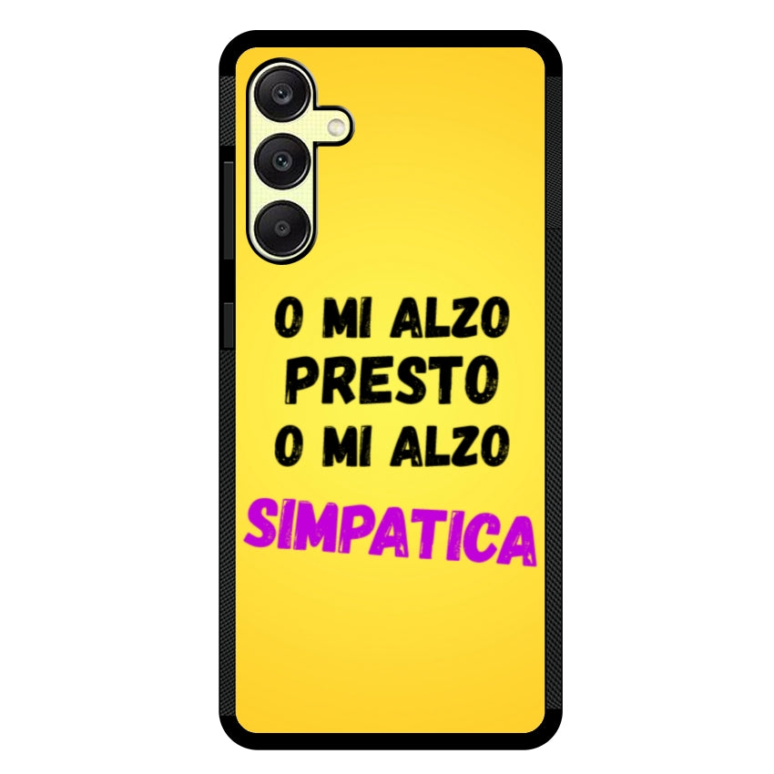 Cover o mi alzo presto o mi alzo simpatica - Samsung