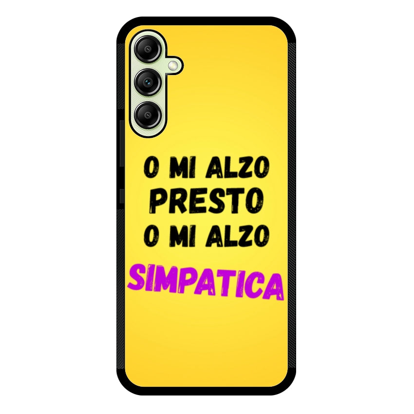 Cover o mi alzo presto o mi alzo simpatica - Samsung