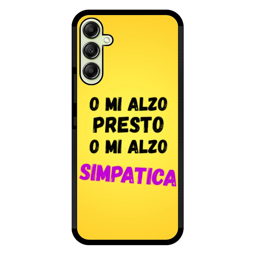Cover o mi alzo presto o mi alzo simpatica - Samsung