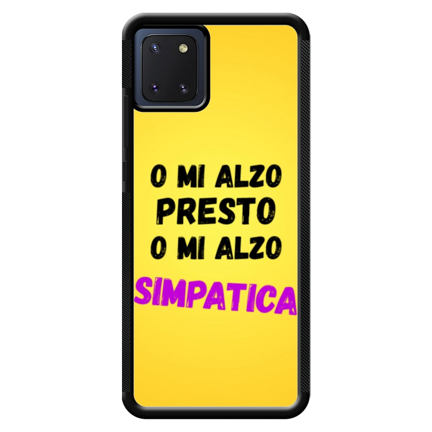 Cover o mi alzo presto o mi alzo simpatica - Samsung