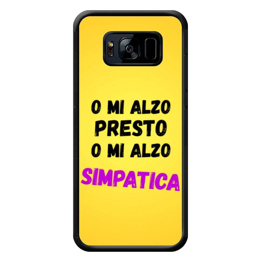 Cover o mi alzo presto o mi alzo simpatica - Samsung