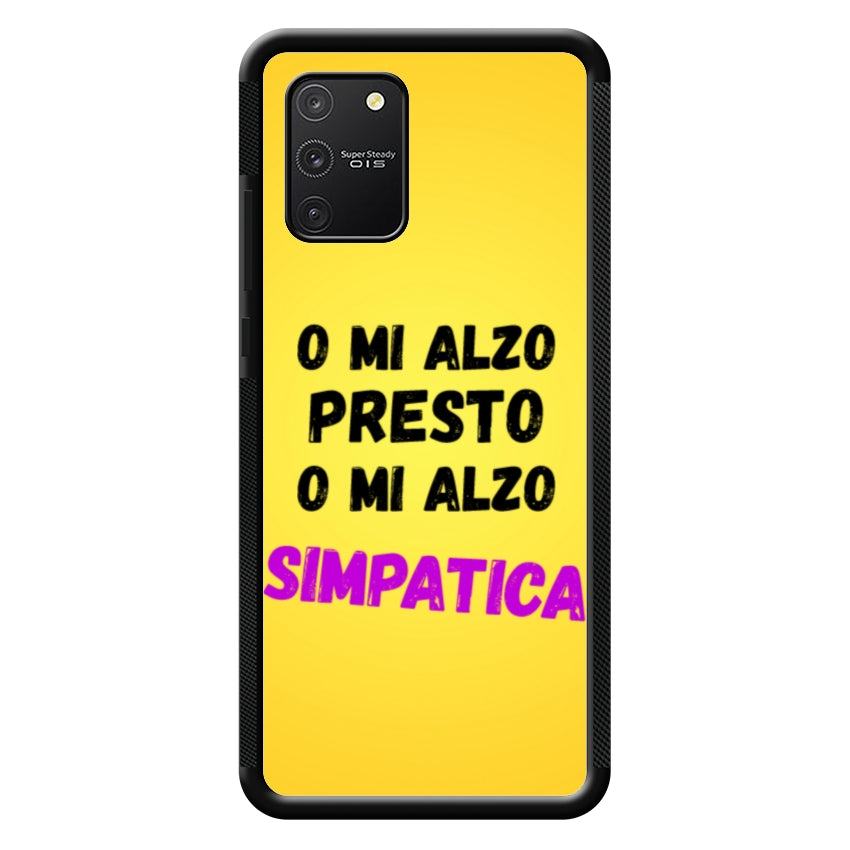 Cover o mi alzo presto o mi alzo simpatica - Samsung