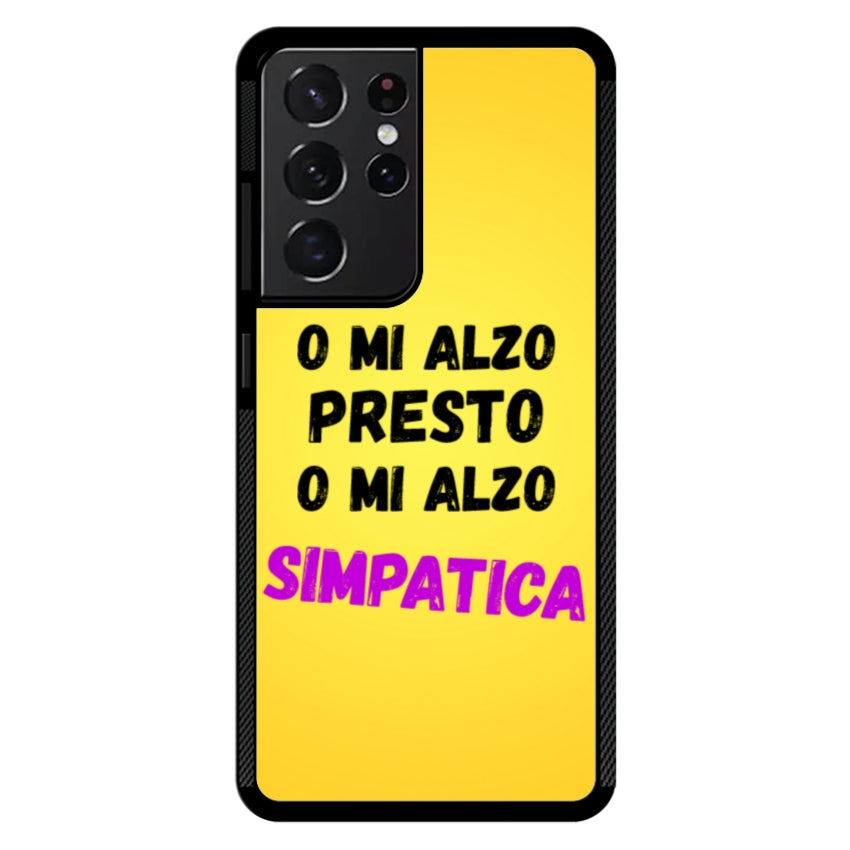 Cover o mi alzo presto o mi alzo simpatica - Samsung