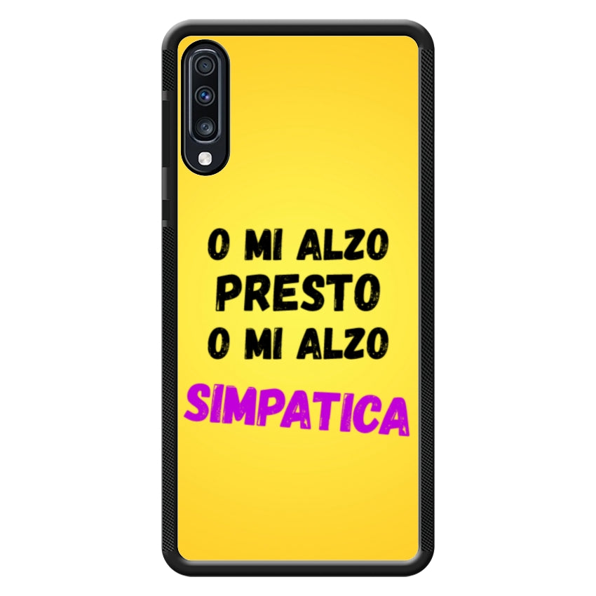 Cover o mi alzo presto o mi alzo simpatica - Samsung