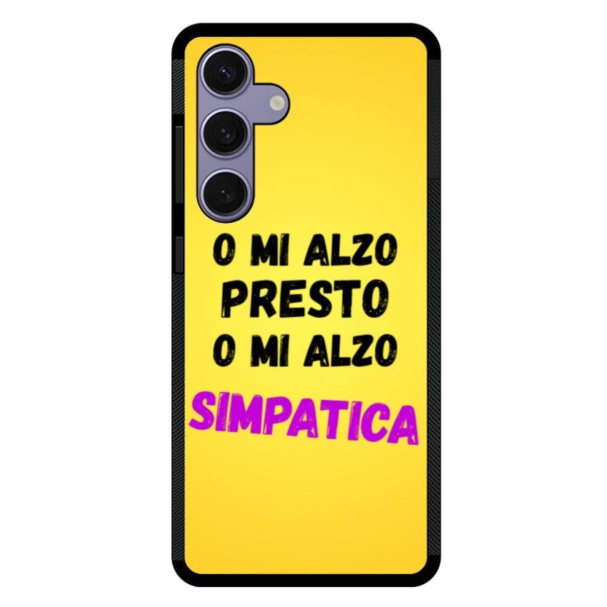 Cover o mi alzo presto o mi alzo simpatica  - Samsung