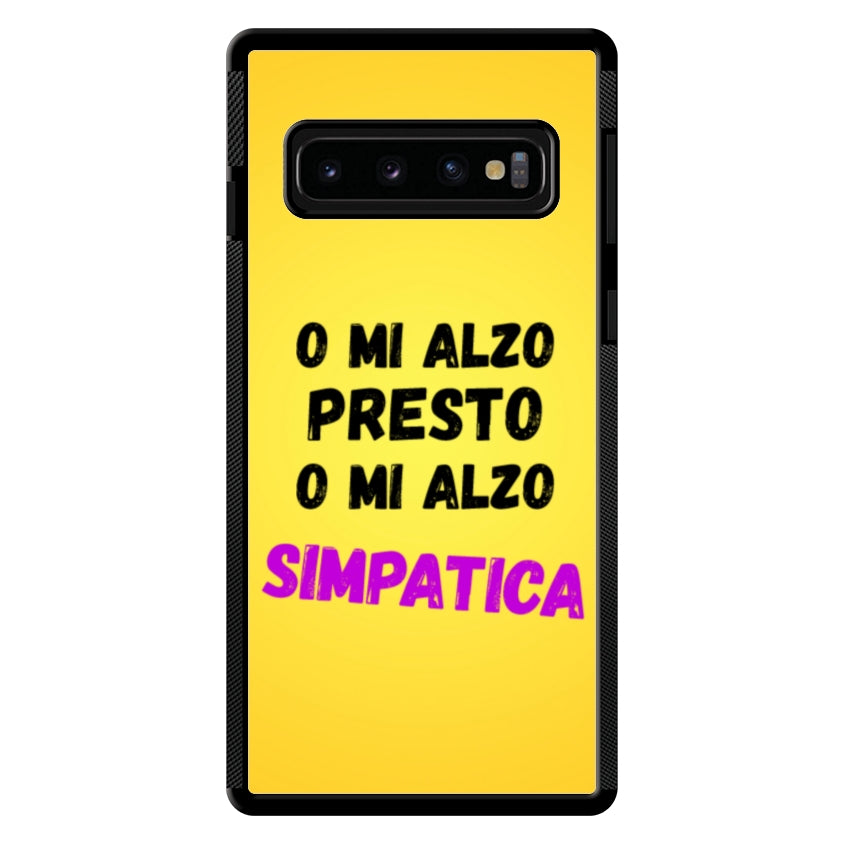 Cover o mi alzo presto o mi alzo simpatica - Samsung