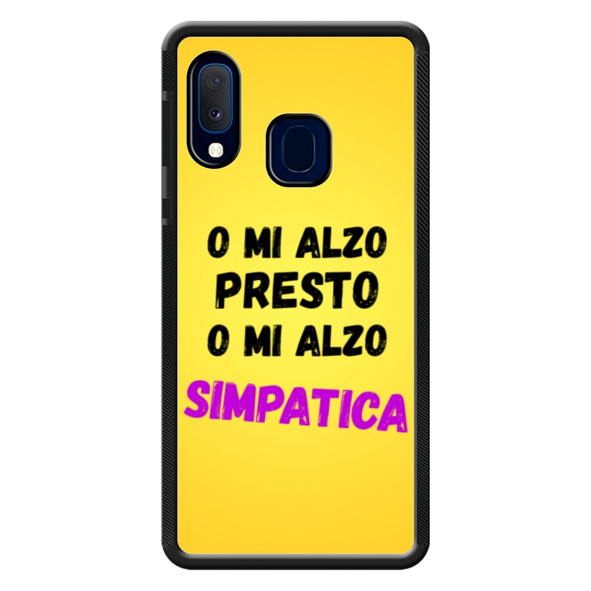 Cover o mi alzo presto o mi alzo simpatica - Samsung