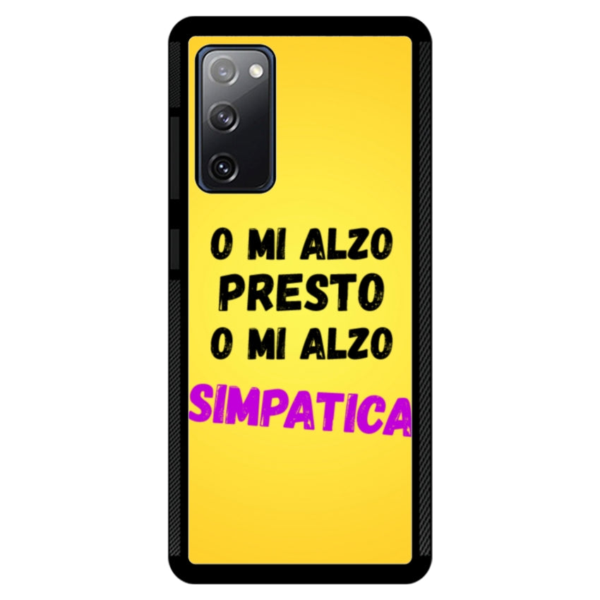 Cover o mi alzo presto o mi alzo simpatica - Samsung