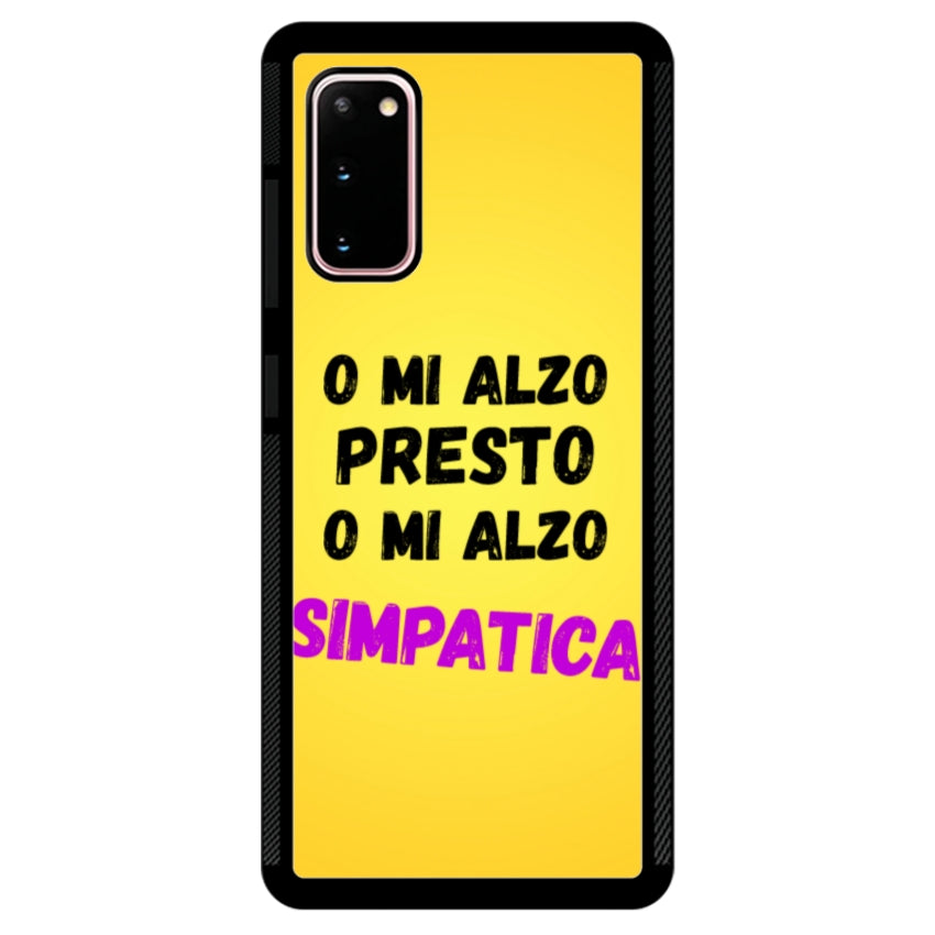 Cover o mi alzo presto o mi alzo simpatica - Samsung