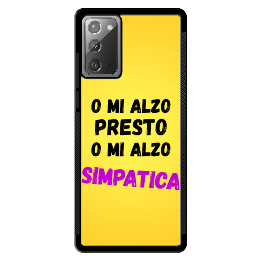 Cover o mi alzo presto o mi alzo simpatica - Samsung
