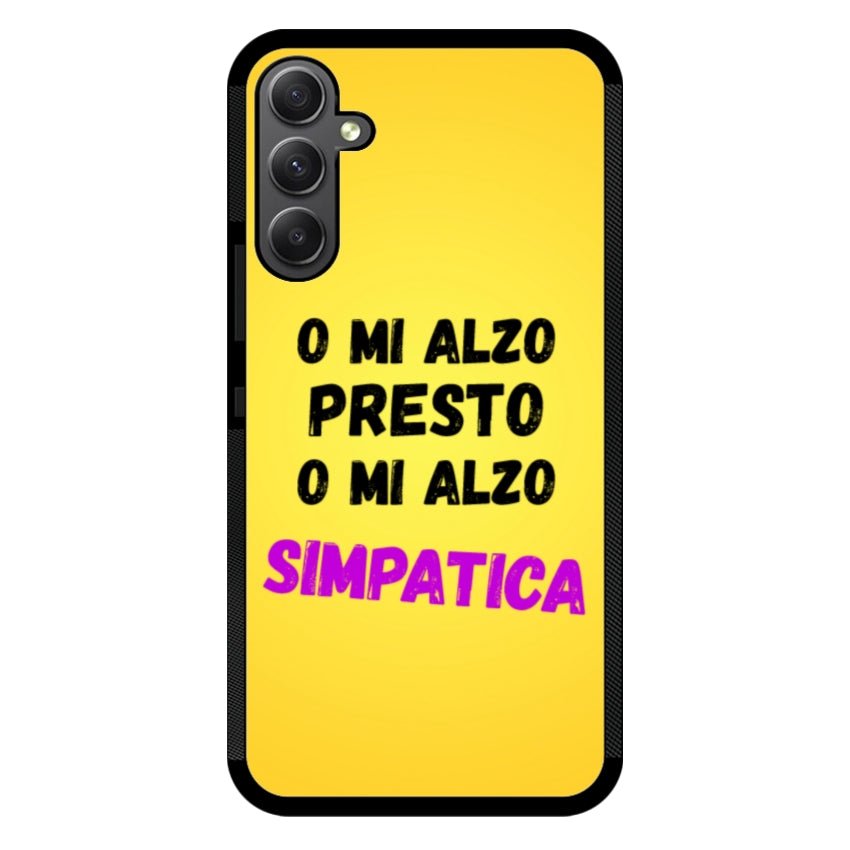 Cover o mi alzo presto o mi alzo simpatica - Samsung