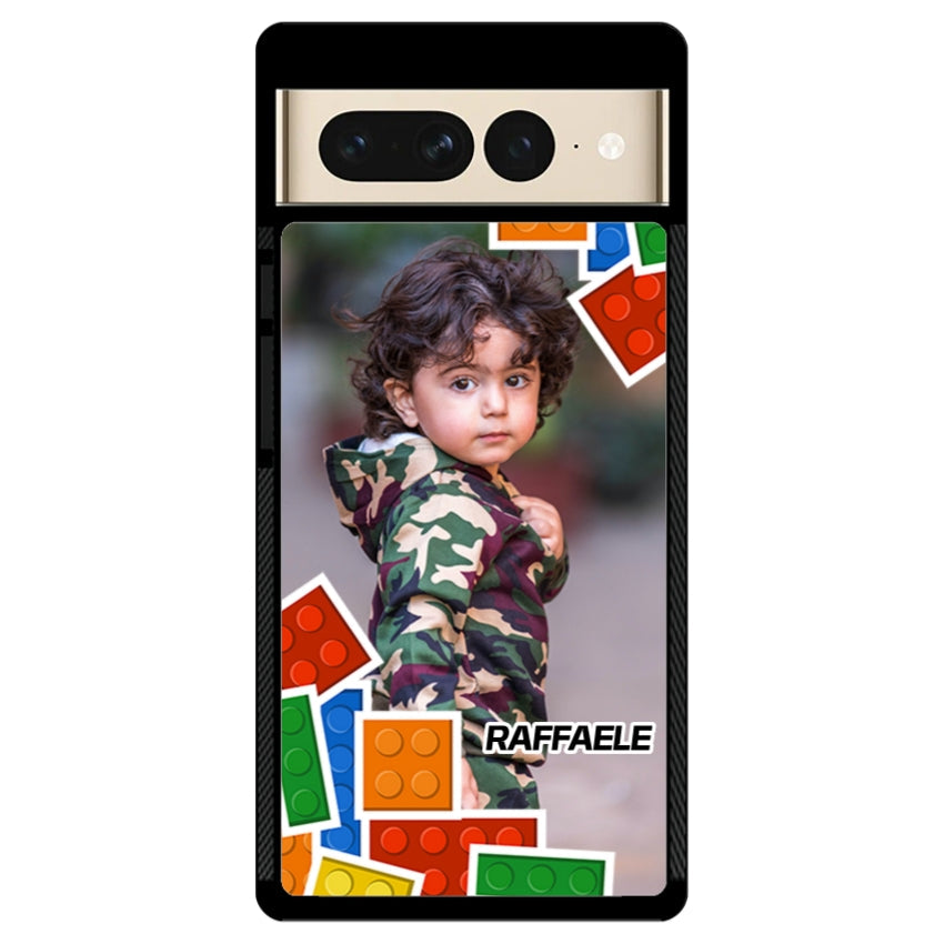 Cover Personalizzata con Frame Lego e Nome - Google Pixel customall