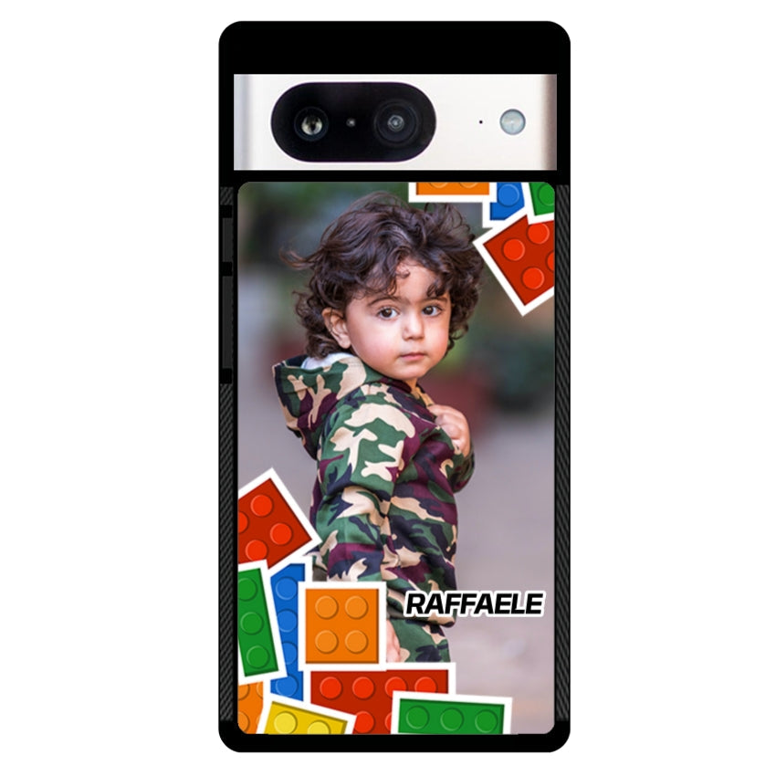 Cover Personalizzata con Frame Lego e Nome - Google Pixel customall