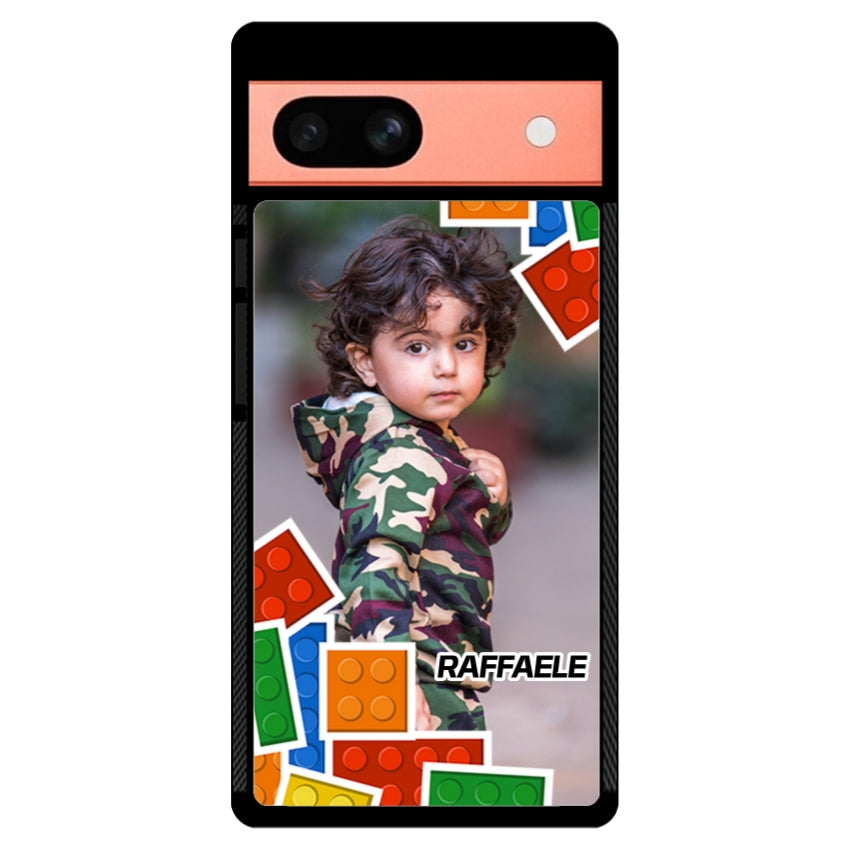 Cover Personalizzata con Frame Lego e Nome - Google Pixel customall