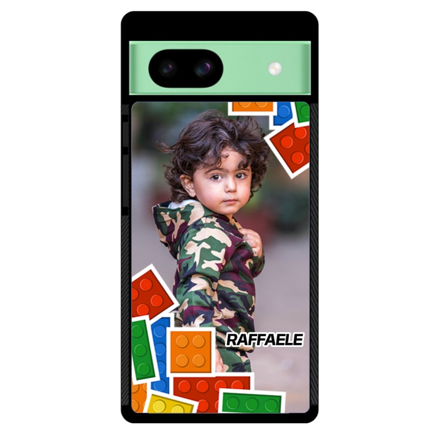 Cover Personalizzata con Frame Lego e Nome - Google Pixel customall