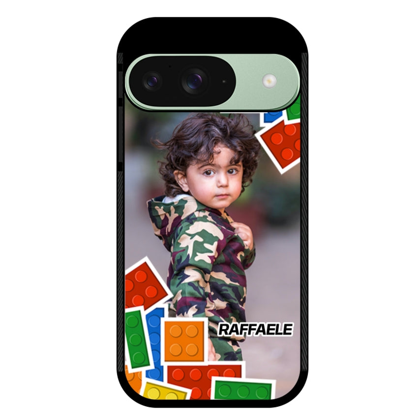 Cover Personalizzata con Frame Lego e Nome - Google Pixel customall