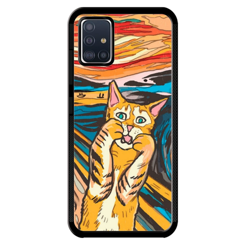 Cover IF49 Munch Cat - Samsung customall
