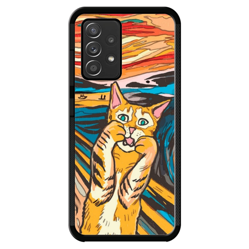 Cover IF49 Munch Cat - Samsung customall