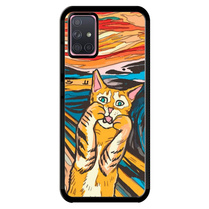 Cover IF49 Munch Cat - Samsung customall