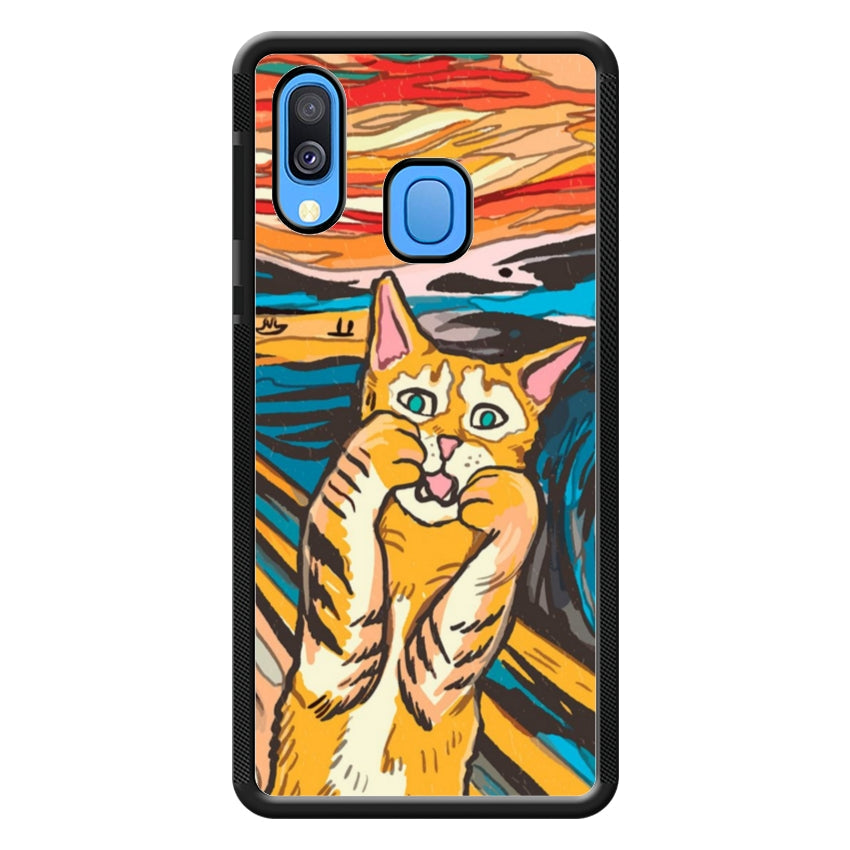 Cover IF49 Munch Cat - Samsung customall