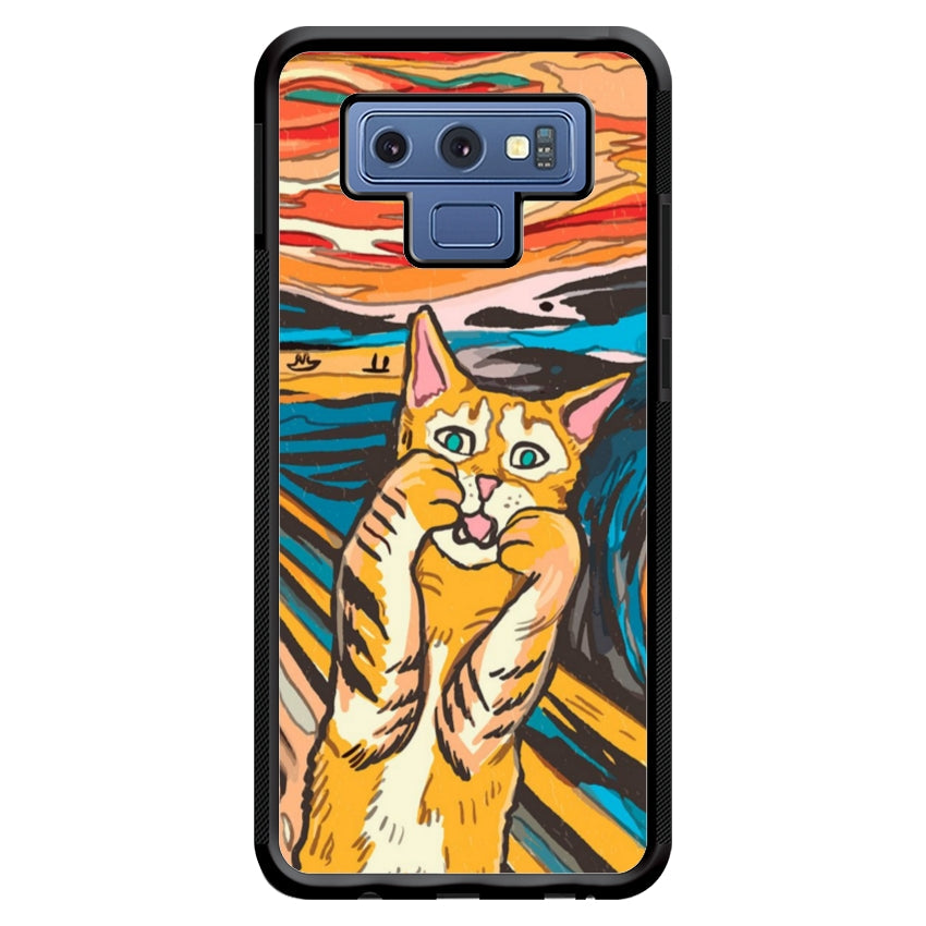 Cover IF49 Munch Cat - Samsung customall